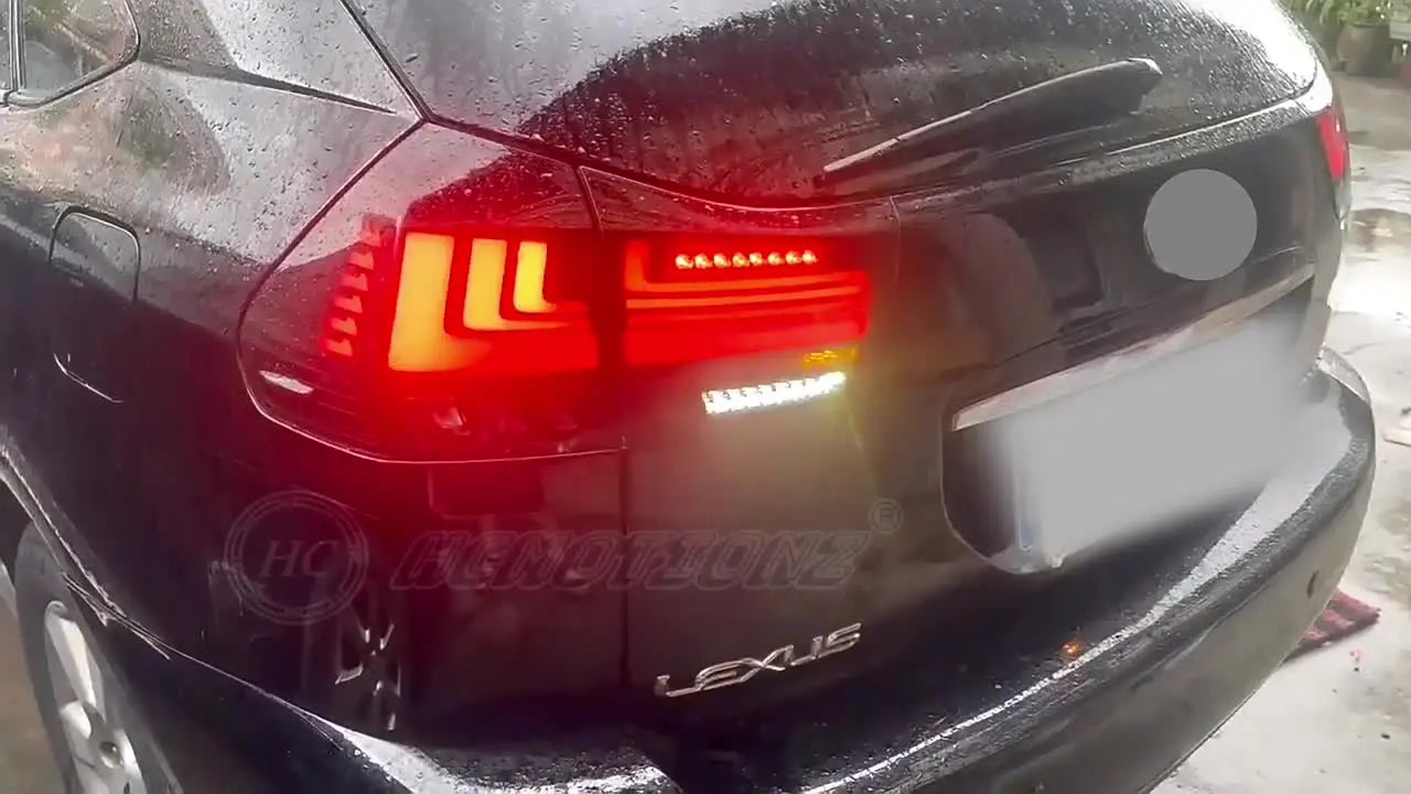 HCMOTIONZ задние фонари автомобиля DRL RX330 RX350RX 400h 2003-2009 Запуск анимации светодиодные