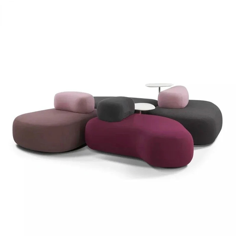 

Современный диван особой формы, креативный комбинированный тканевый диван для торговых центров, гостиниц, гостиной, зоны отдыха