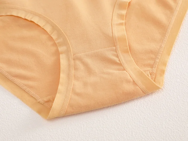 Cotton Seamless Panties - High Waist Briefs With Elastic Waistband | Breathable Women Underwear