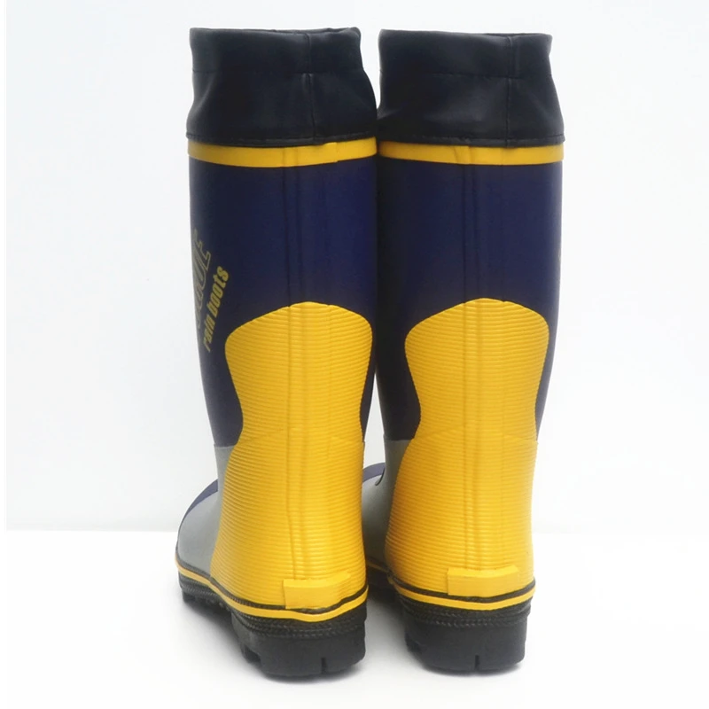 Fashion Waterproof Fishing Boots Steel Spikes Sole Rubber Rain Shoes Men Women Hunting Hiking Working Upstream