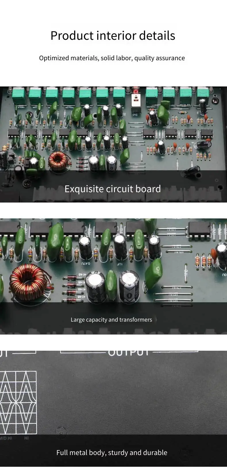 Égaliseur Audio Voiture 7 Bandes ERYUE - Ampli Paramétrique Professionnel - Amélioration Son