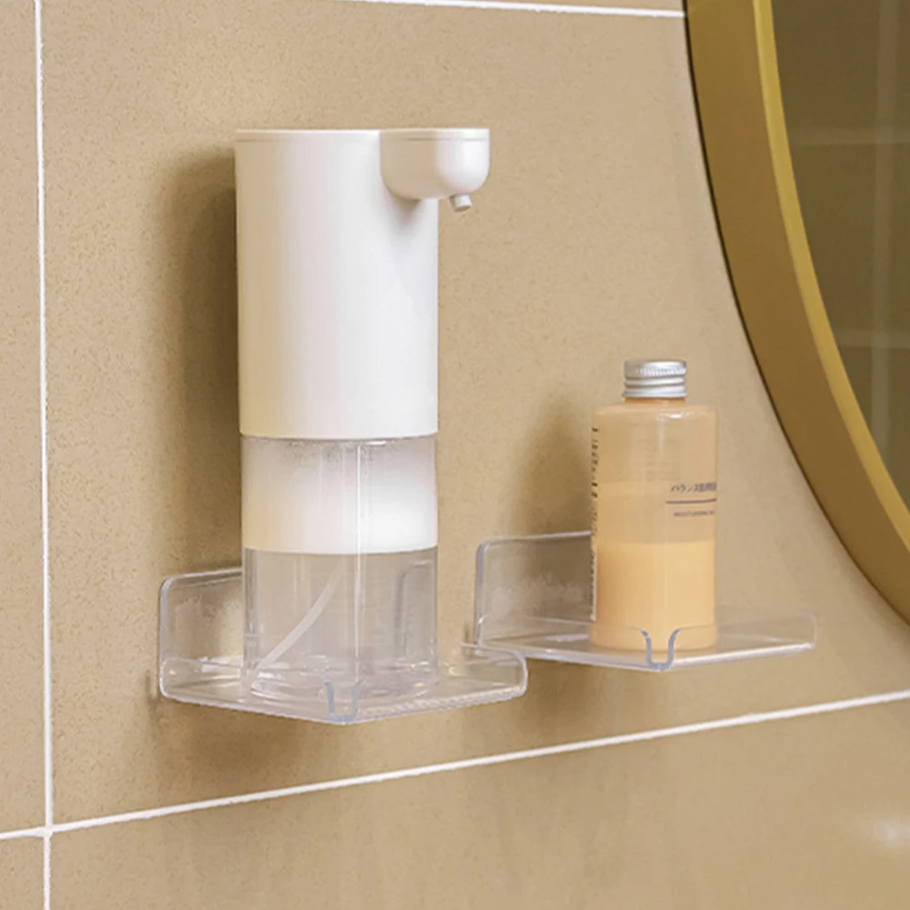 Small Security Camera Wall Mounting Bracket Punch Free Acrylic Storage Rack Versatile Waterproof for Speakers Plants Books Toys 3