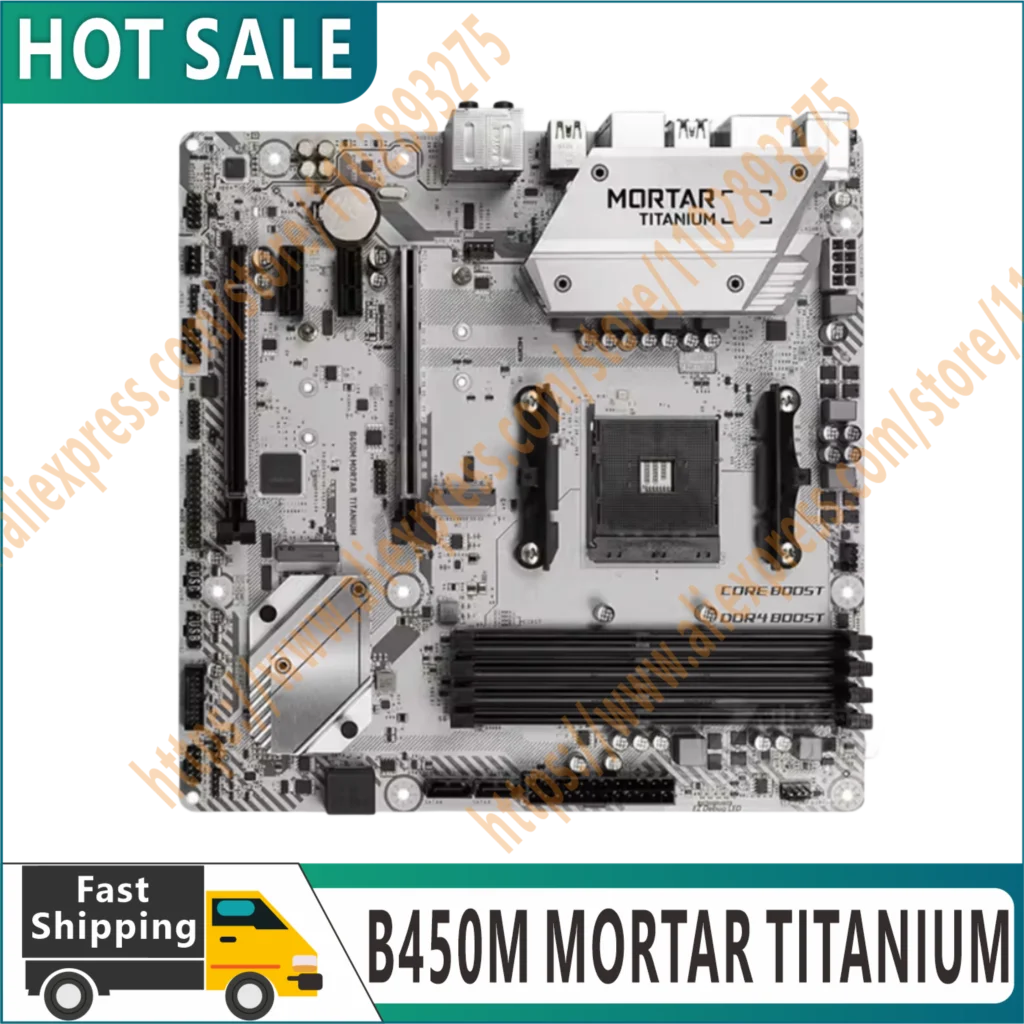 100% test B450M MORTAR TITANIUM computer USB3.0 M.2 Nvme