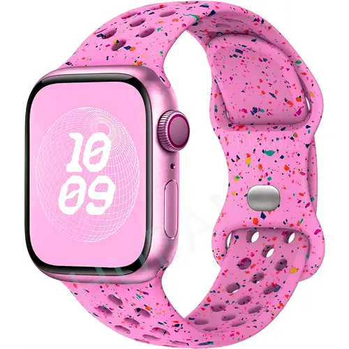 Strap For Apple Watch Band 44mm 49mm 45mm 40mm 41mm 38mm 42mm correa Breathable sports bracelet iwatch series 8 SE 7 6 5 9 Ultra - Image 13