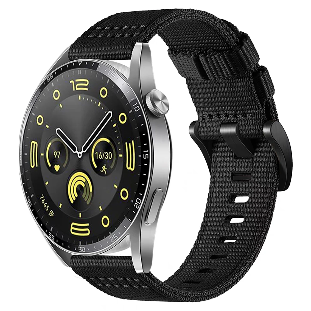 Canvas Wristband Strap – Premium 22mm Watchband Bracelet Accessory