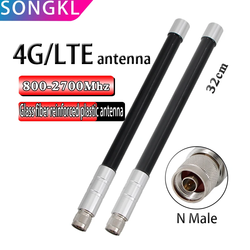 4G LTE antenna outdoor waterproof all-directional high-gain fiberglass GSM/DTMB/3G/I 800-2700mhz all-band all-network antenna