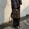 Star Patchwork Zipper Retro Backpacks Japanese Vintage Women Students Backpack All Match Casual Schoolbags Y2k Aesthetic Fashion 2