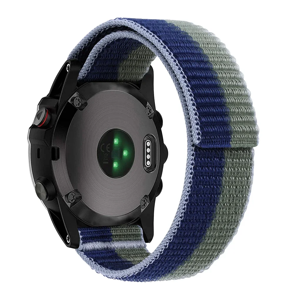 Premium Hook & Loop Nylon Strap for Smartwatch Bands - Available in 26mm & 22mm