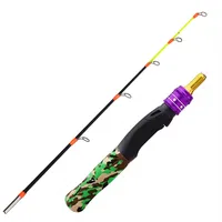 WEIHE 61cm Ice Fishing Rod Carbon Spinning Winter Raft Shrimp Carp Fishing Child Pole Winter Fishing Rod Tackle 4