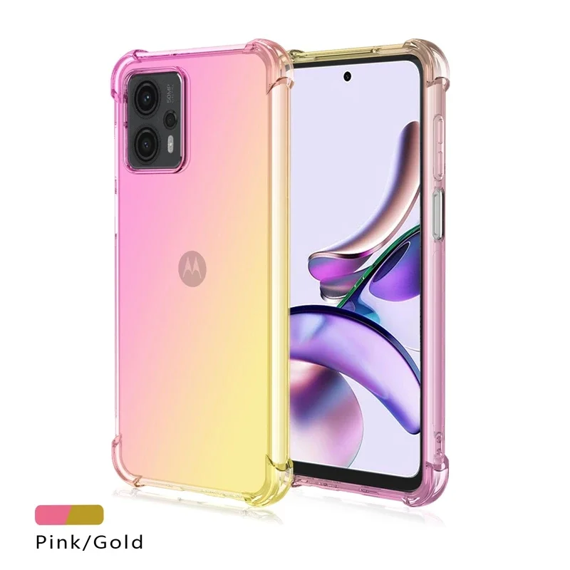 Shockproof Gradient Airbag TPU Protective Phone Case Cover