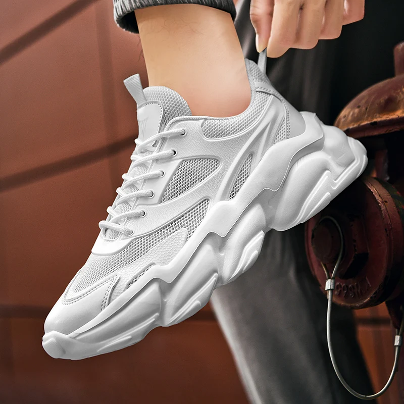 2022 Fashion Sneakers Mannen Witte Schoenen Platform Trend Casual  Comfortabele Zwarte Schoenen Heren Chunky Sneaker Designer Gratis  Verzending _ - AliExpress Mobile