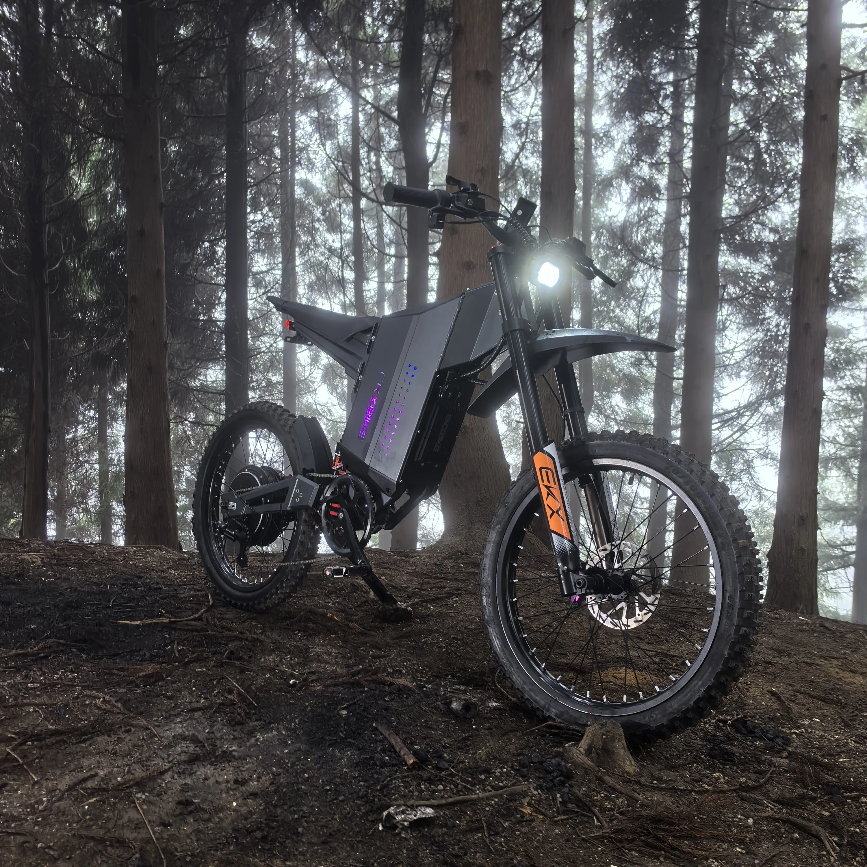 EKXBIKE GTS Electric Bike for Adults 8000W Peak Electric Dirt Bicycle Electric Motorcycle with 72V 30AH Battery