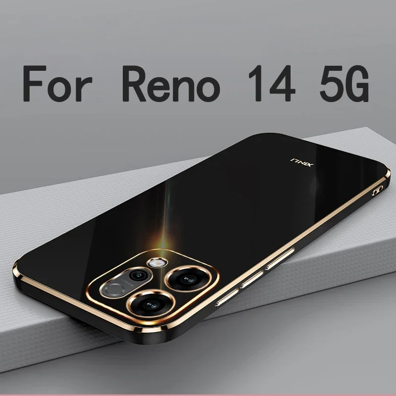 Luxury Plating Soft Silicone Camera Protective Back Cover