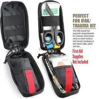 Tactical Drop Leg Platform Molle EDC Pouch Medical EMT Emergency First Aid Kit Bag IFAK Utility Tool Bag with Thigh MOLLE Rig 2