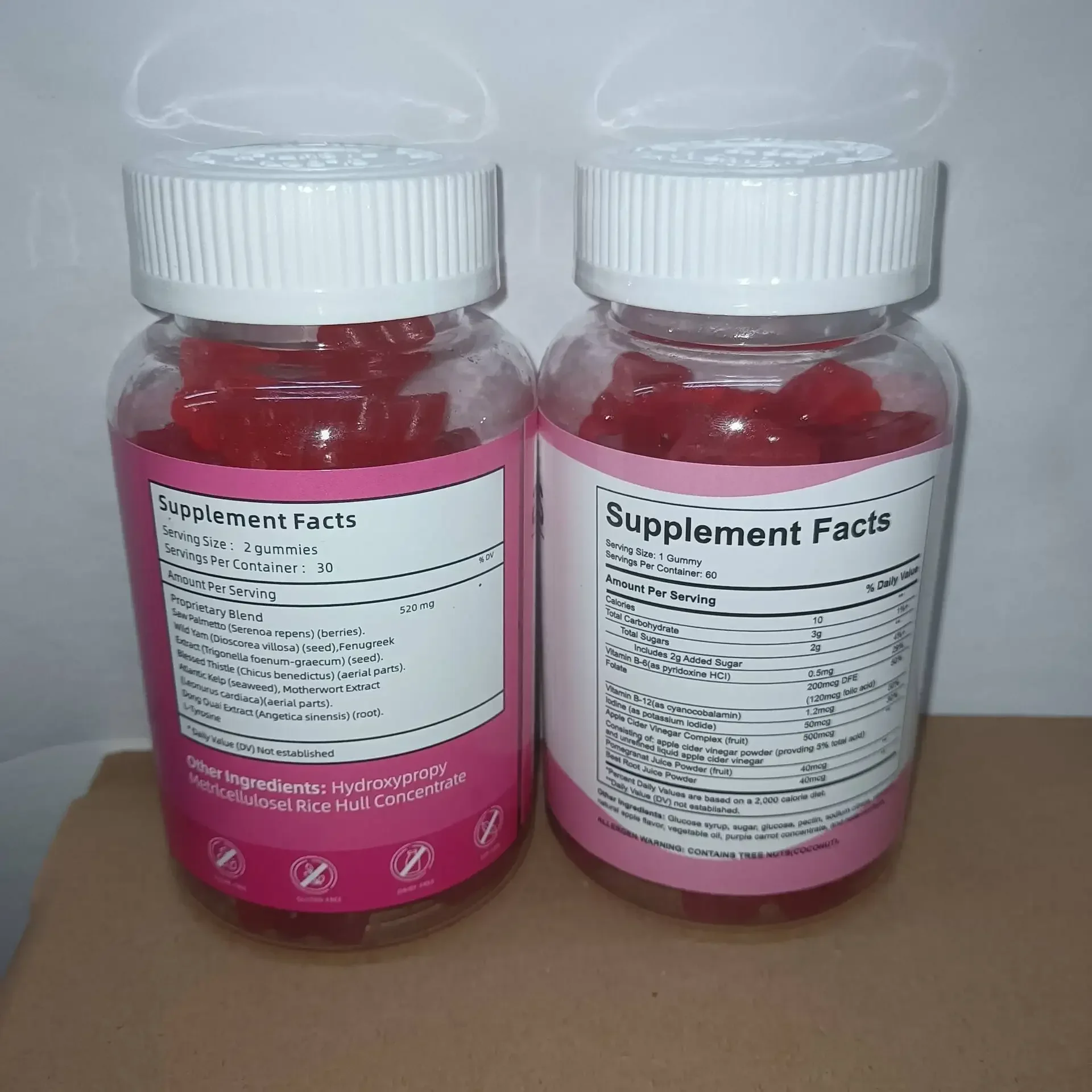 2 bottles of BBL buttock lifting gummies to enhance immunity dietary fiber to tighten and prevent sagging