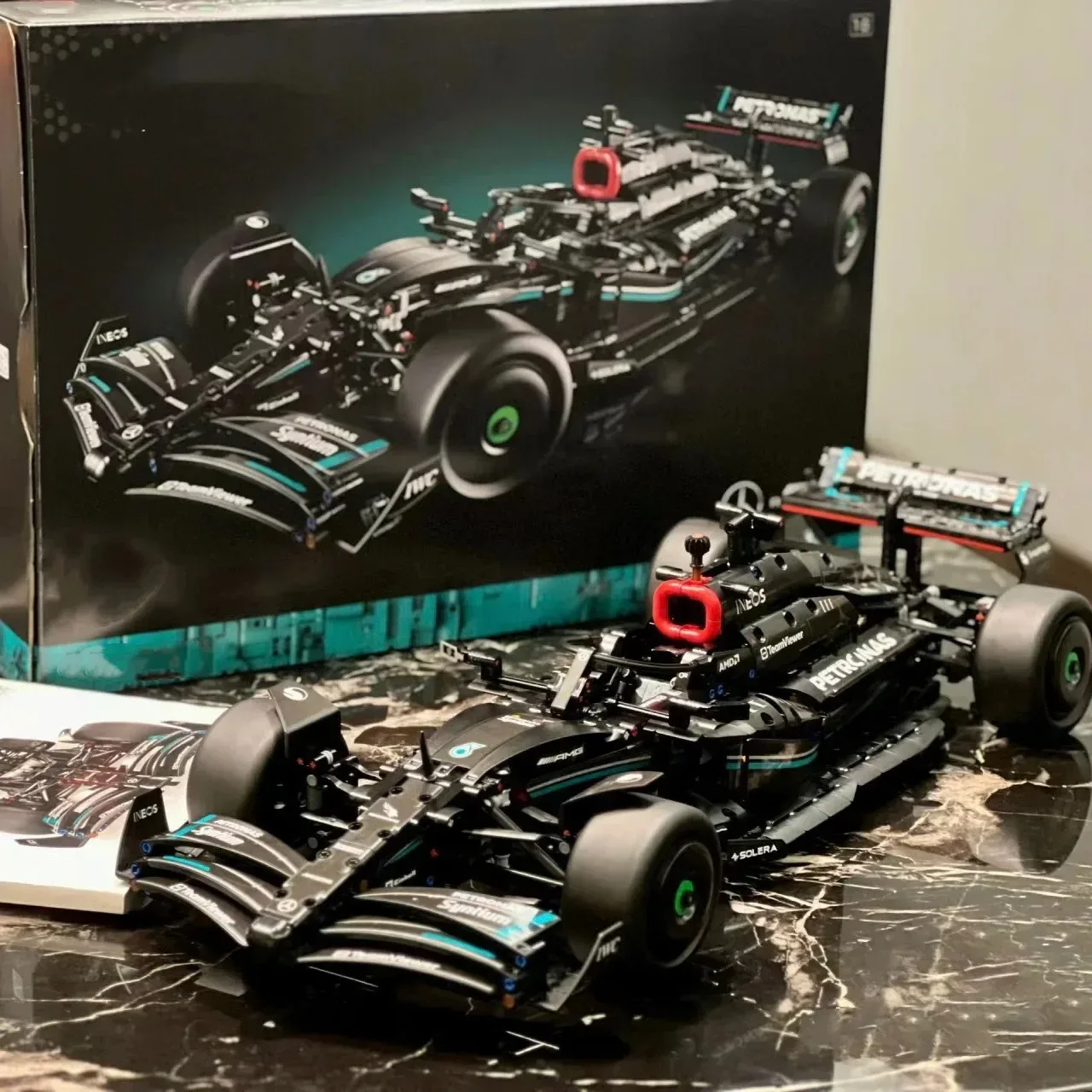 42171 технический конструктор F1 W14 E Performance, Модель гоночного автомобиля в сборе, игрушечный автомобиль, кирпичи для мальчиков, подарки для взрослых