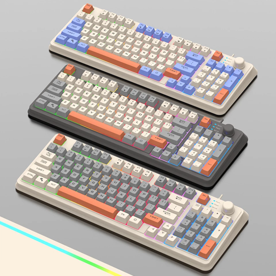 K82 RGB Mechanical Gaming Keyboard Wired USB