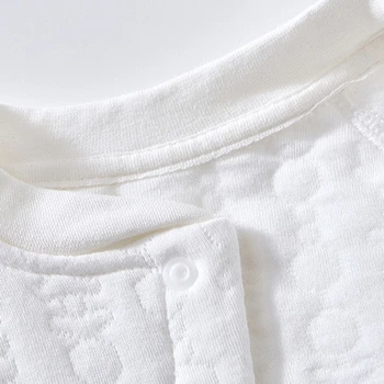 بدلة قفز للأطفال من AYNIGIELL ملابس نوم دافئة للخريف والشتاء من القطن الخالص ملابس لحديثي الولادة من عمر 0 إلى 18 شهرًا بدلة قفز للأولاد والبنات حديثي الولادة 5