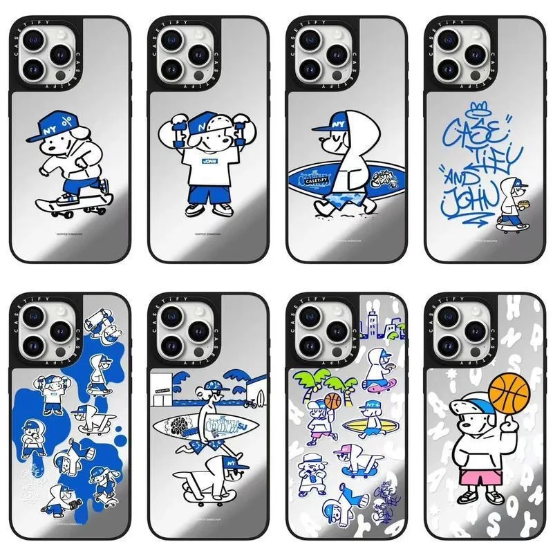 iPhoneアクセサリー Skater JOHN x CASETiFY MagSafe iPhone Amazon.co.jp: CASETiFY MagSafe 対応 インパクトケース iPhone