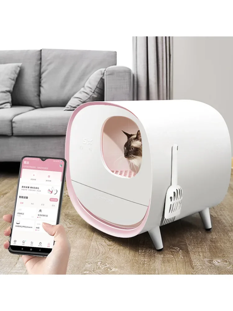 Lettiera Per Gatti Completamente Chiusa Deodorante Intelligente Ragdoll Cat Siamese Cat Silver Gradient British Short American Short Blue Ca