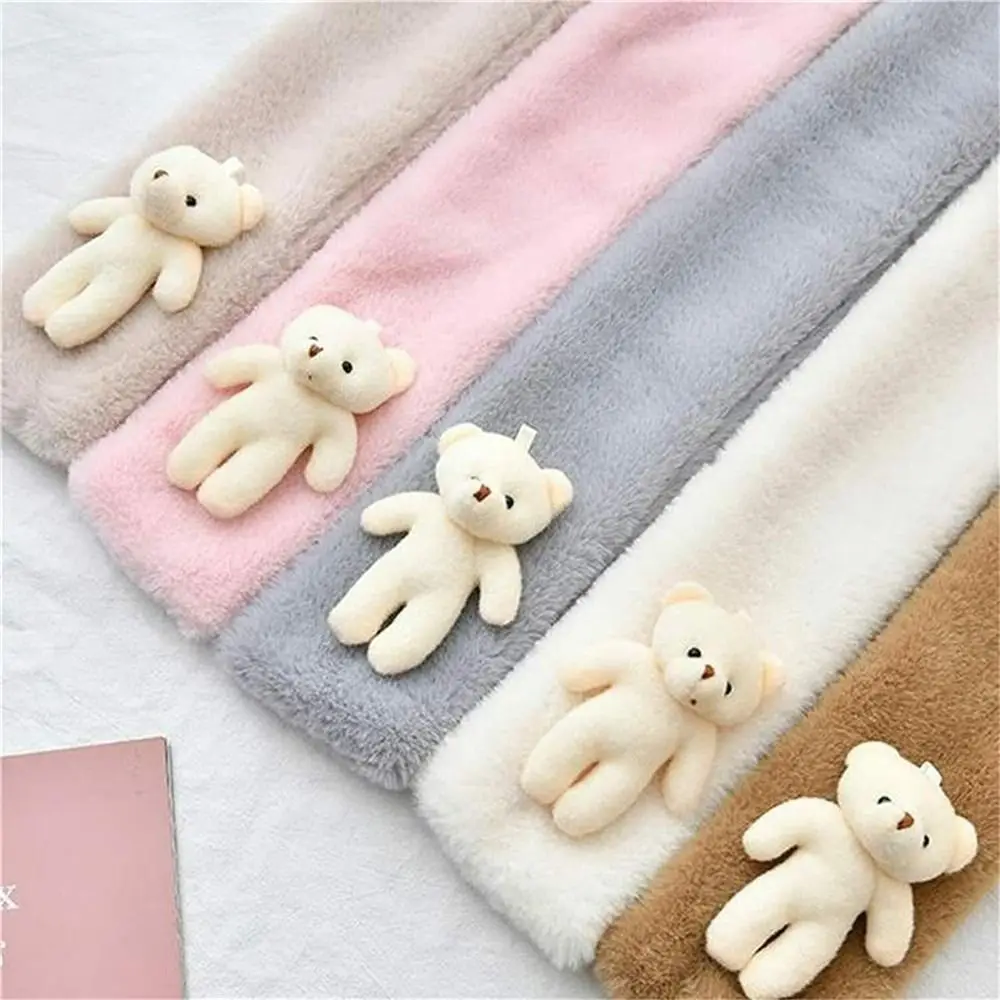 

Winter Soft Cute Bear Neck Warmer Warm Neckerchief Plush Scarfs