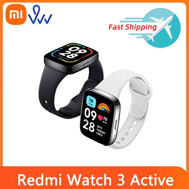 Fast Delivery]Xiaomi Redmi Watch 3 Active Global Version Bluetooth Phone  Call Blood Oxygen Monitor Heart Rate 1.83'' Display - AliExpress