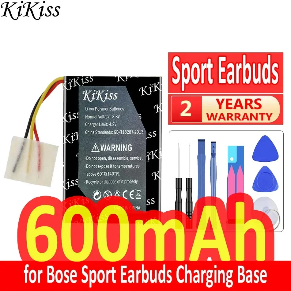 

600mAh KiKiss Powerful Battery for Bose Sport Earbuds Charging Base