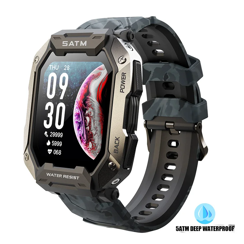 2022 New Swim Sport Smart Watch Men smartwatch 50m depth IP68 waterproof fitness Watch Bluetooth For Android ios smartwatch Men 