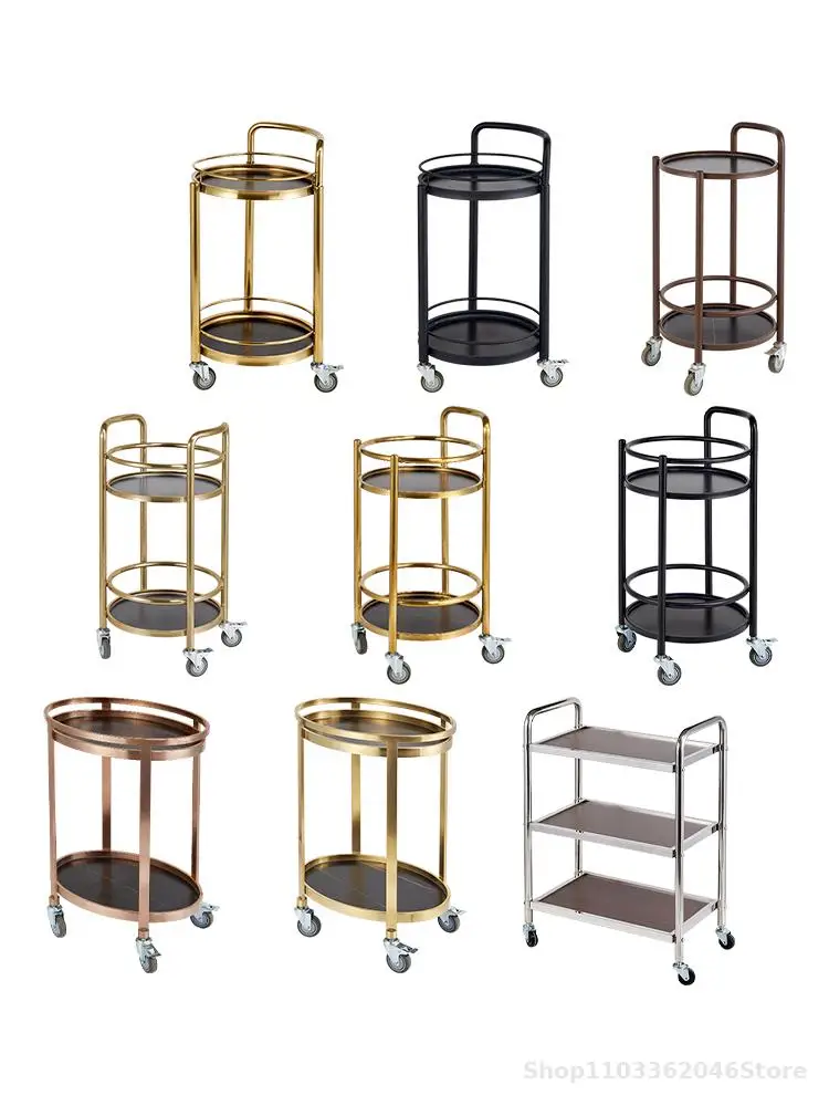 Hotel Restaurant Beverage Service Truck Mobile Restaurant Delivery Truck Commercial Trolley Stainless Steel Snack Tea