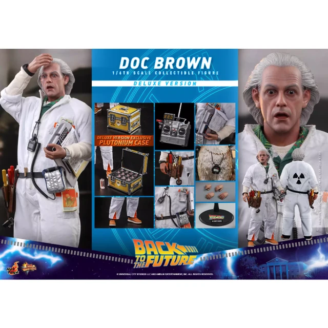 Back to the Future: Doc Brown 1:6 Scale Figure - HOT TOYS - Hobby One