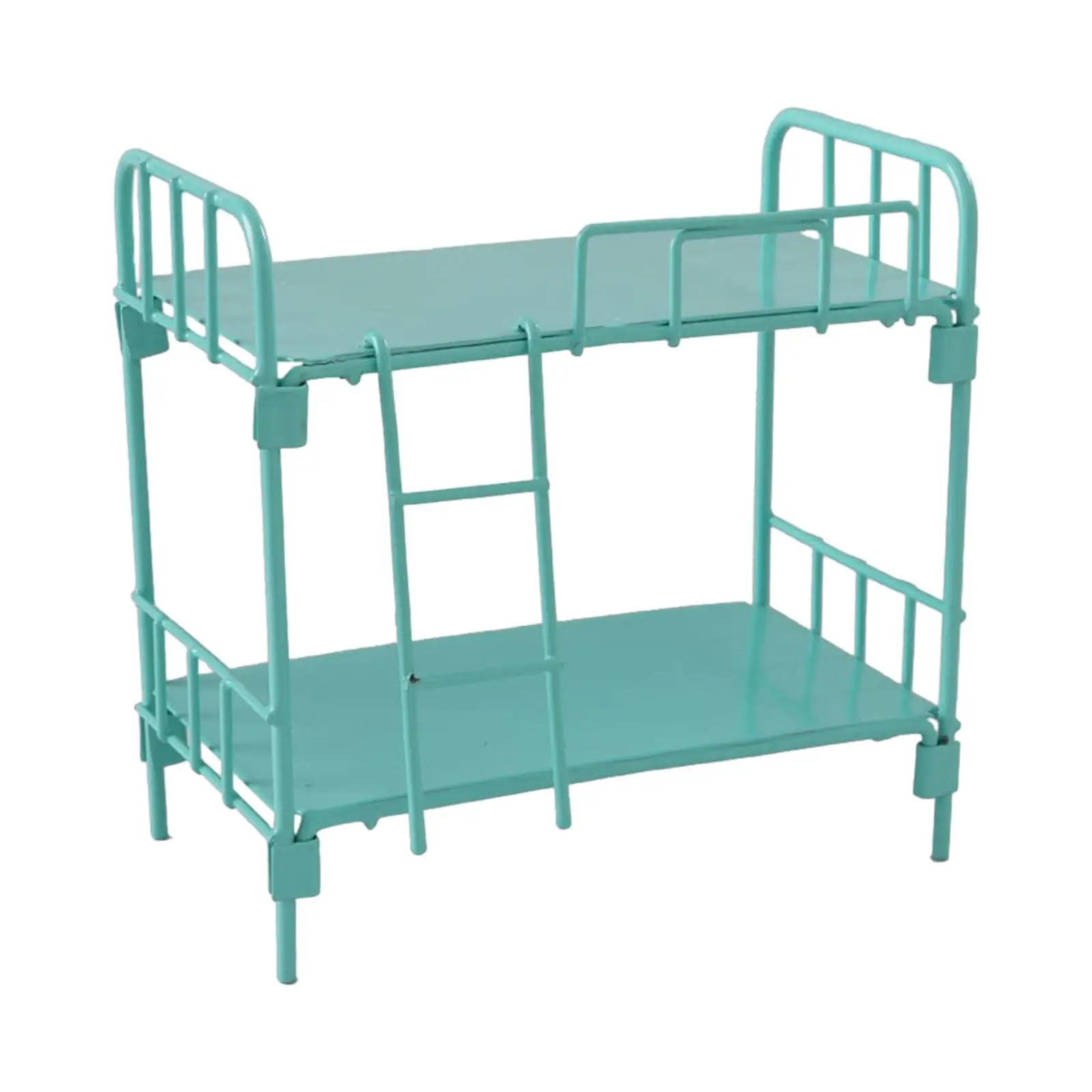 1:12 Doll House Bunk Bed with Ladder Miniature Craft Exquisite Workmanship