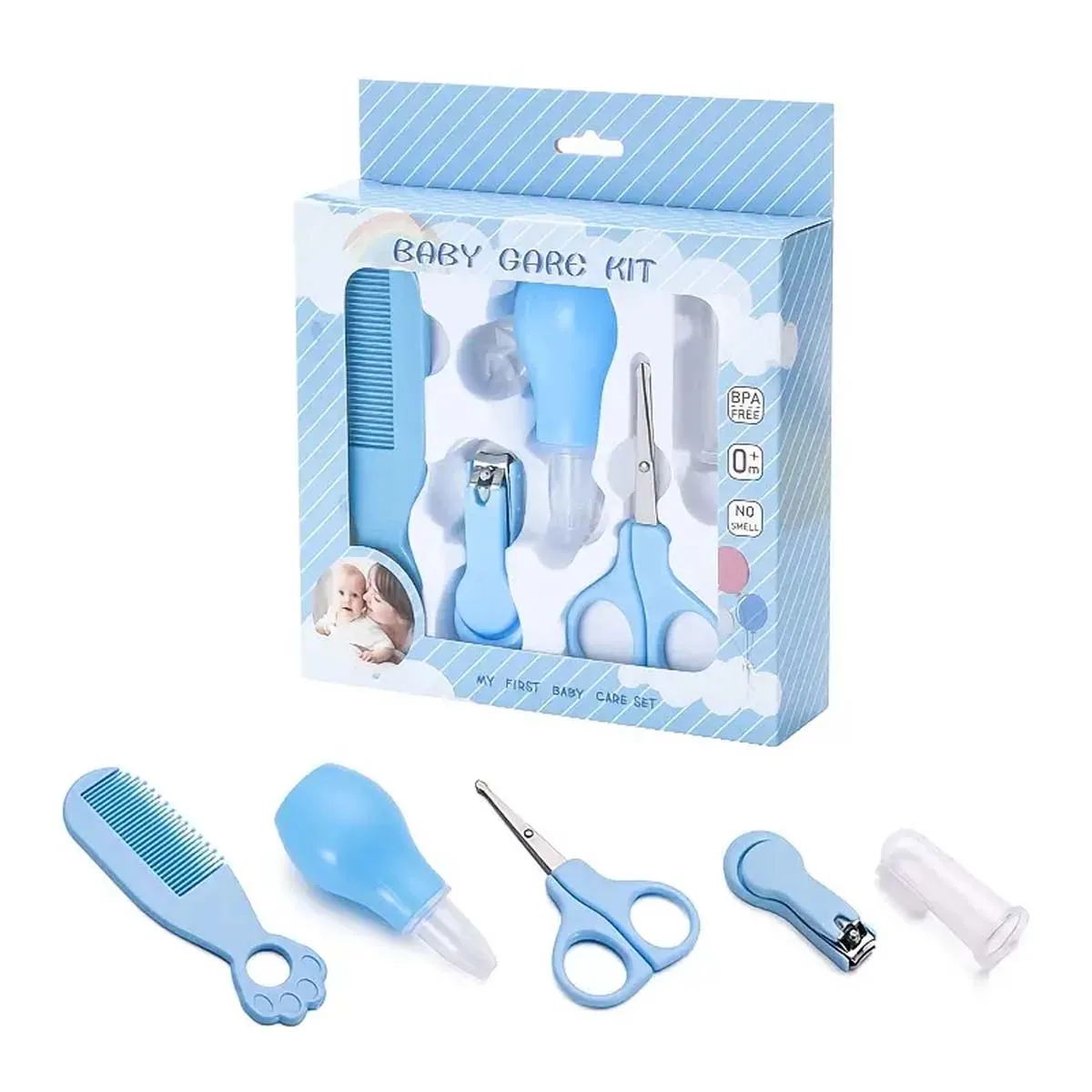 5pcs/set Personal Care Set, Stainless Steel Nail Clippers, Ear Scooper, Manicure Set, Travel Personal Care Set Professional Gro