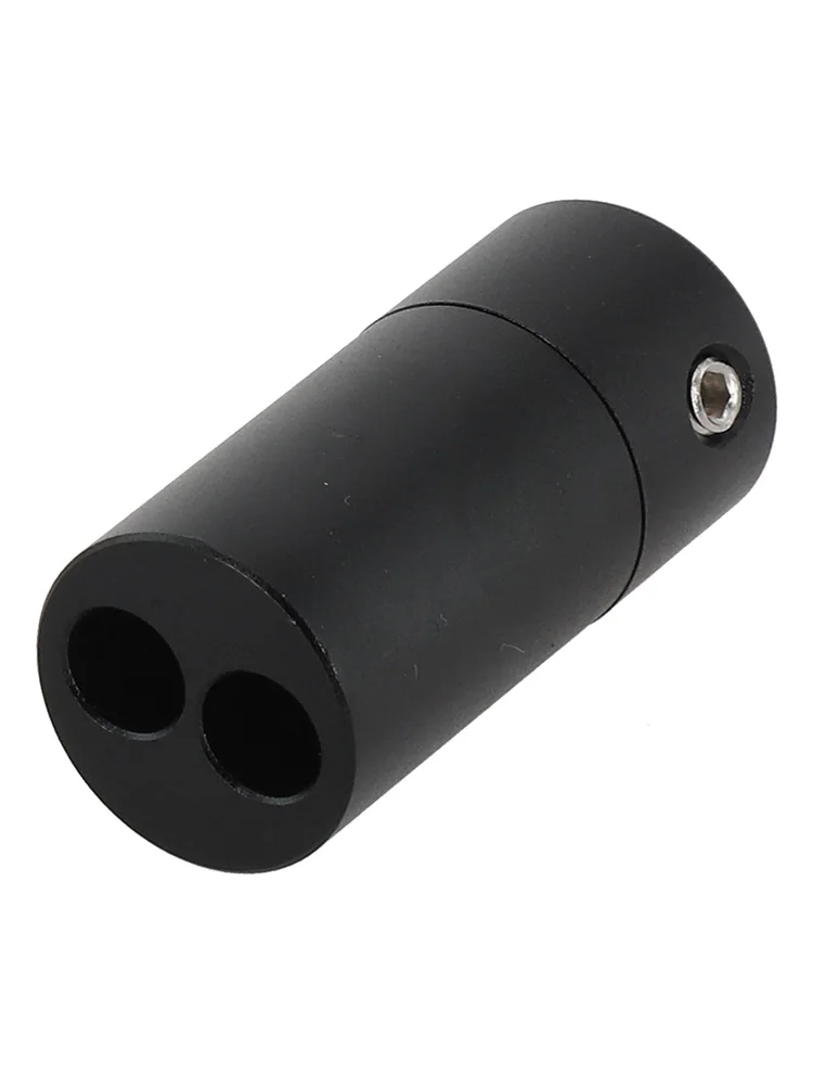 Hot Audio Cable Earphone Y Splitter Slider For RCA Connector Audio Black Cable Speaker Replace Parts