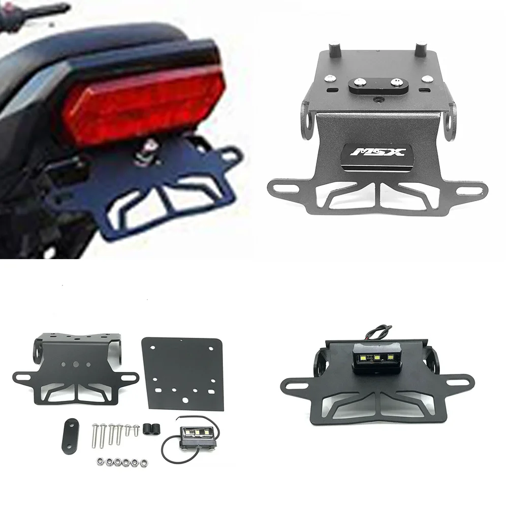 

Аксессуары для мотоциклов HONDA MSX125 Grom MSX125 2021-2022, задний крыло, аккуратный Устранитель номерного знака со светодиодной подсветкой, номерной знак