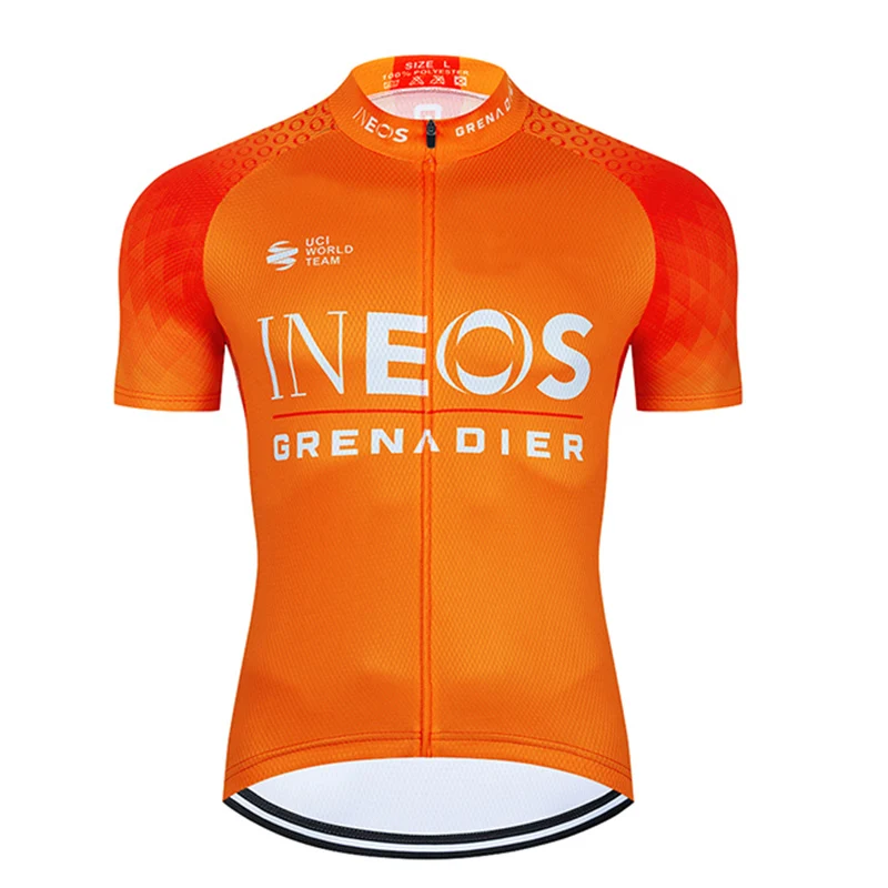 thumbnail image 1 of Maillot de ciclismo del equipo francés para hombre, ropa de ciclismo de montaña, camiseta de secado rápido, ropa de ciclismo corta de verano, 1 of 5