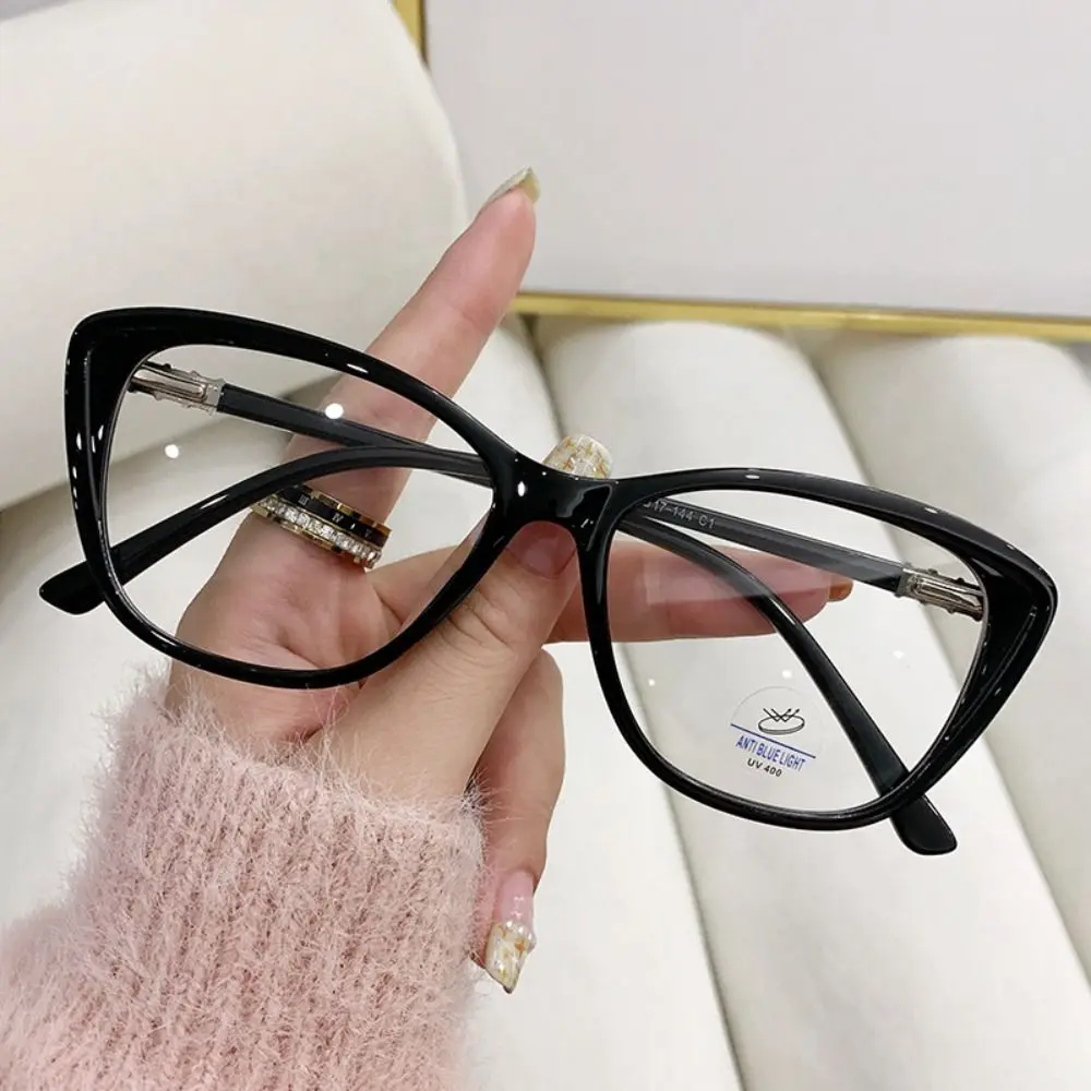 

TR90 Anti-blue Light Glasses Gifts Vision Care Luxury Brand Designer Cat Eye Eyeglasses Computer Goggles