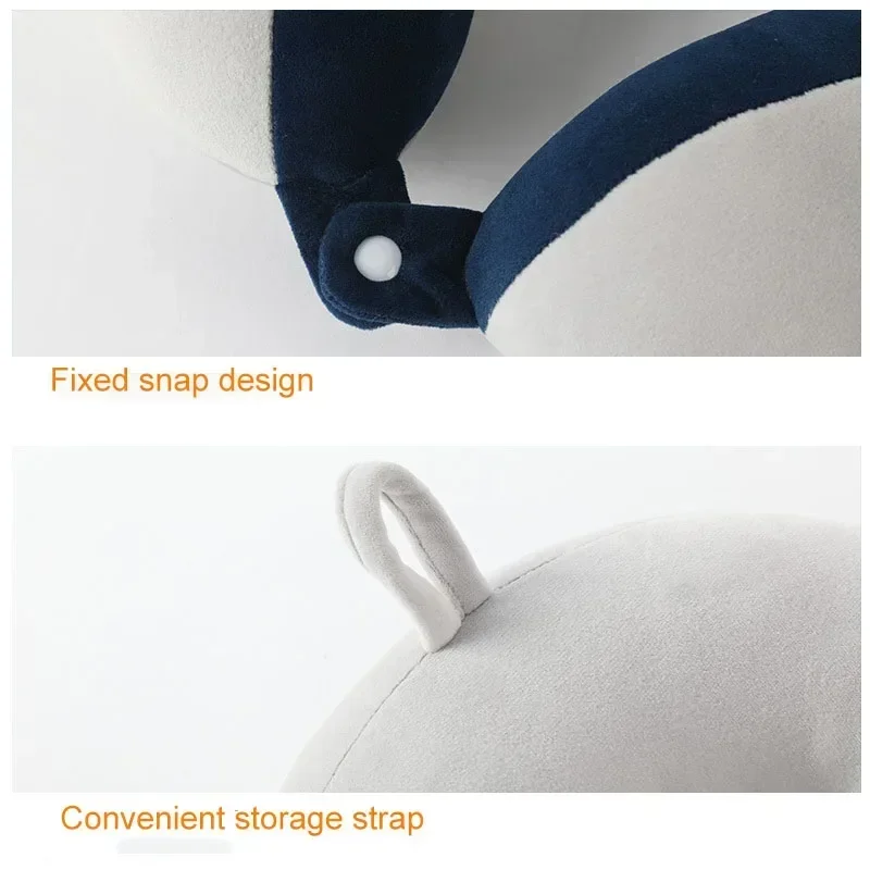 Miffy Four Hump Peaks Neck Pillow Cervical Occipital Region U-shaped Travel Pillow for Cars and Airplanes travel pillow cervical orthopedic pillow