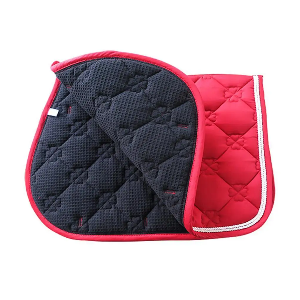 Saddle All Purpose Horse Riding Sweat Absorbent Blends Mat Shock Absorbing Performance Equestrian Jumping Event Pad
