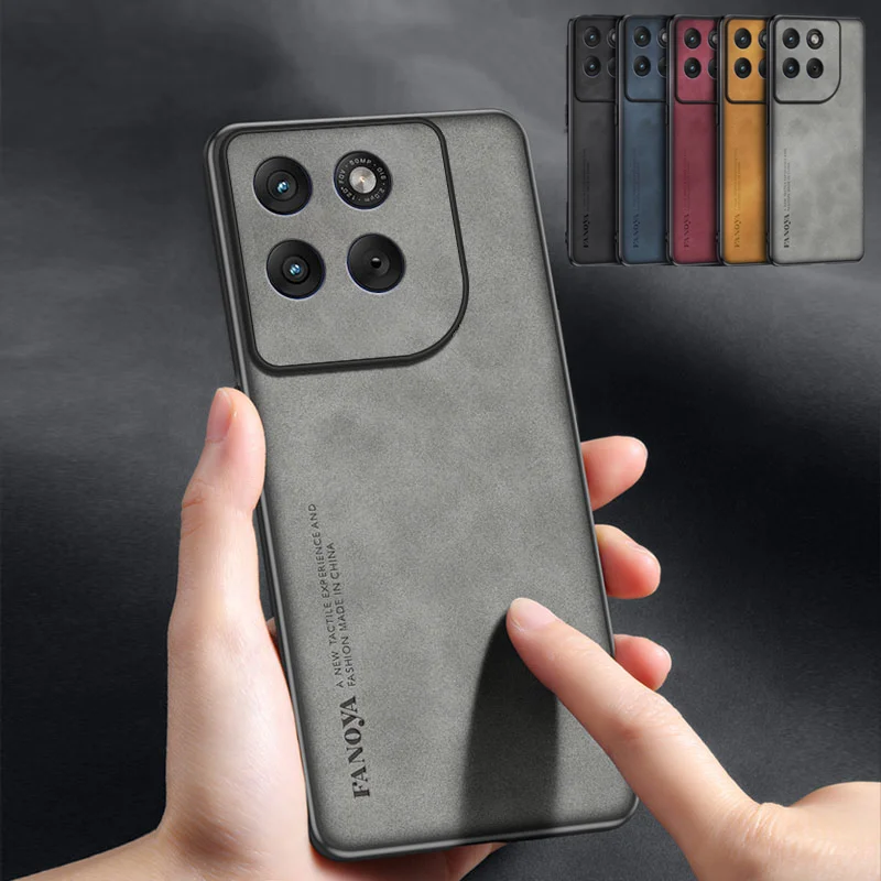 Luxurious PU Leather Sheepskin Feel Protective Phone Case Cover