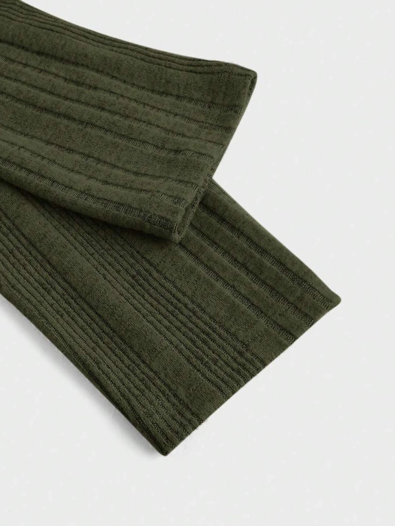 Herren Rollkragenpullover Einfarbig Gestreift Langarm Lässiger Schnitt T-Shirt für Herbst und Winter – Detail 23
