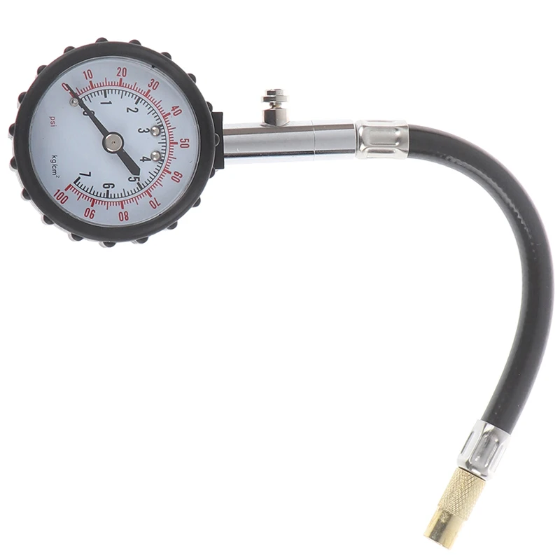 Tubo Lungo 0-100 Psi Meter Tester Per Veicoli Sistema Di Monitoraggio Auto Car Bike Motor Tire Air Pressure Gauge Meter Manometro Per Pneumatici