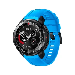 Silicone Sport Strap for Huawei Honor GS Pro - Soft and Durable Wristband Accessory for Smartwatch (Sky Blue)