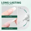 Nailpop 10s Quickly Dry Nail Glue Gel for Press On Nails with 10ml Remover Upgraded Super Strong No Need UV Lamp Adhesion Gel 5