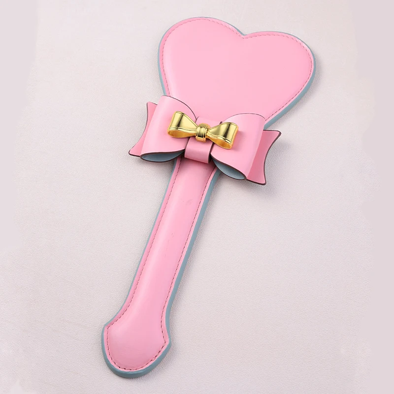 29CM PU Leather Heart-shaped Bowknot Horse Whip，Riding Crop Party Flogger Horse Riding Whip Costumes Performance Props 5
