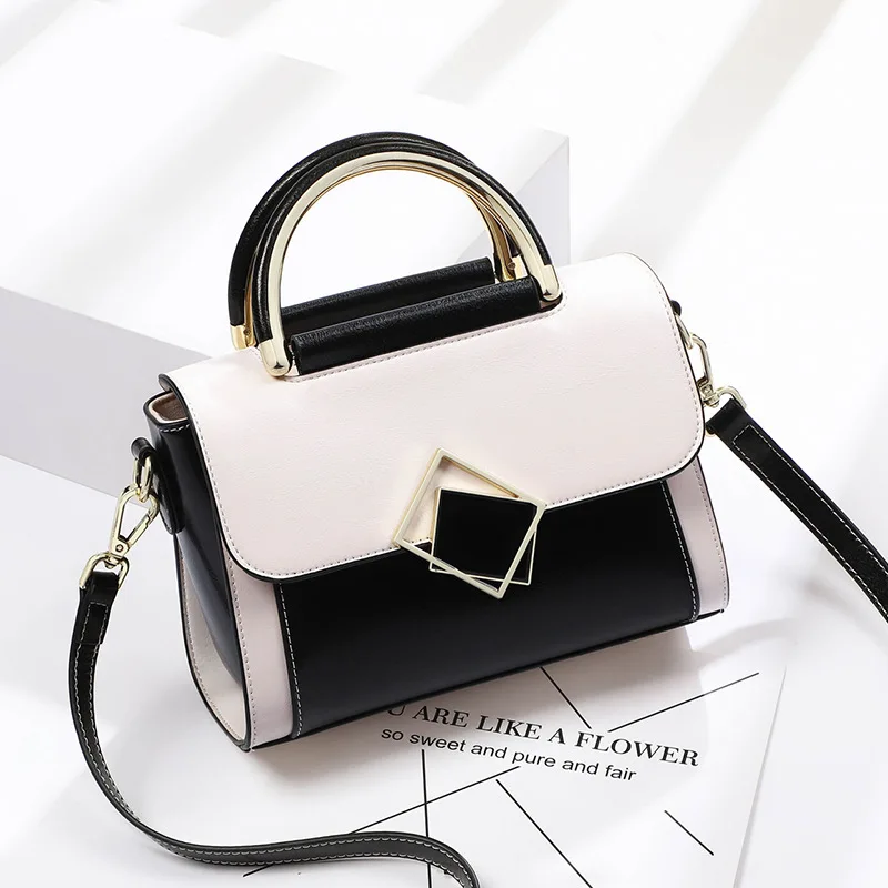 Bag Handbag Women's Shoulder One Y2k Crossbody Clutche New Genuine Leather Fashionable Trendy Commuting Exquisite  Classic Style