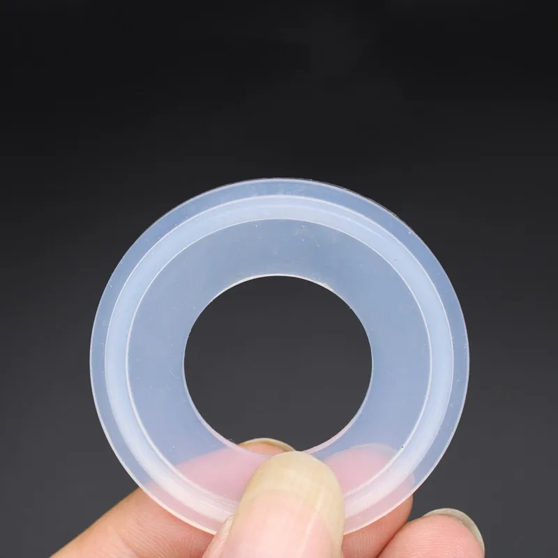 

5PCS Fit 19mm-Pipe x 159mm O/D Sanitary Tri Clamp Ferrule Silicone Sealing Strip Gasket Ring Washer For Homebrew Dairy Product