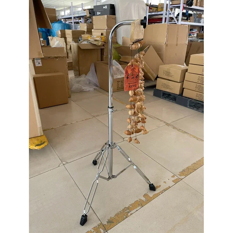 Sound Beam Bracket Nut Shell Bells Stand Hanging Wind Chimes Floor Standing Tripod Removable Performance Percussion Accessories
