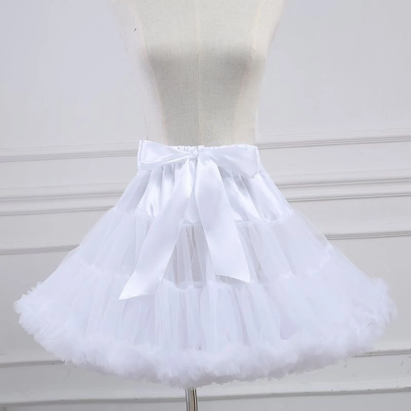 Lolita Ball Gown Cosplay Petticoat Underskirt Short Dress Petticoat Lolita Cosplay Sweet Soft Short Dress