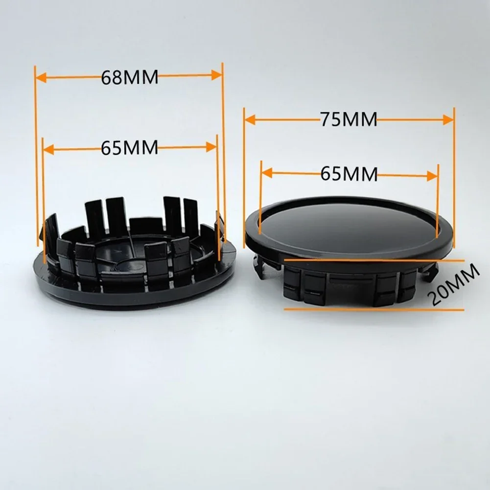 4PCS 75mm Wheel Center Hub Cap Rim Cover for Mercedes Benz