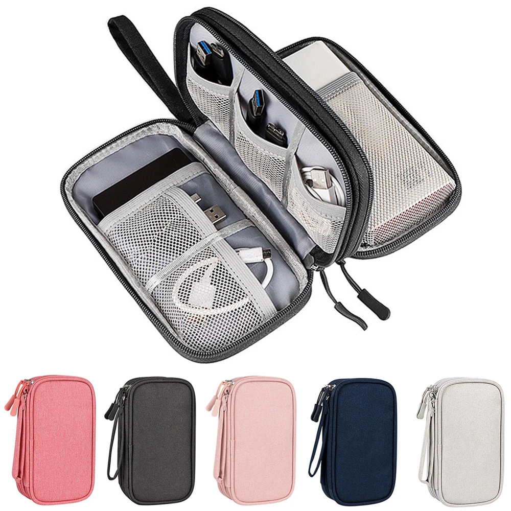 Travel Organizer Bag Cable Storage Organizers Pouch Carry Case Portable